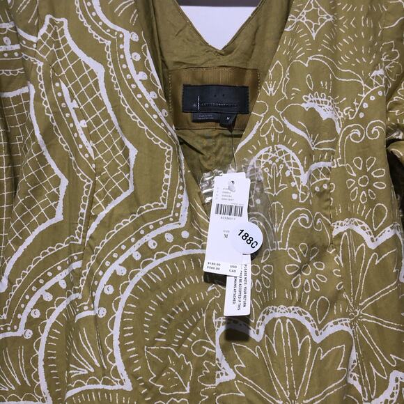 Anthropologie X Long-Sleeve V-Neck Dress Multicolor Size M NWT - Picture 10 of 10